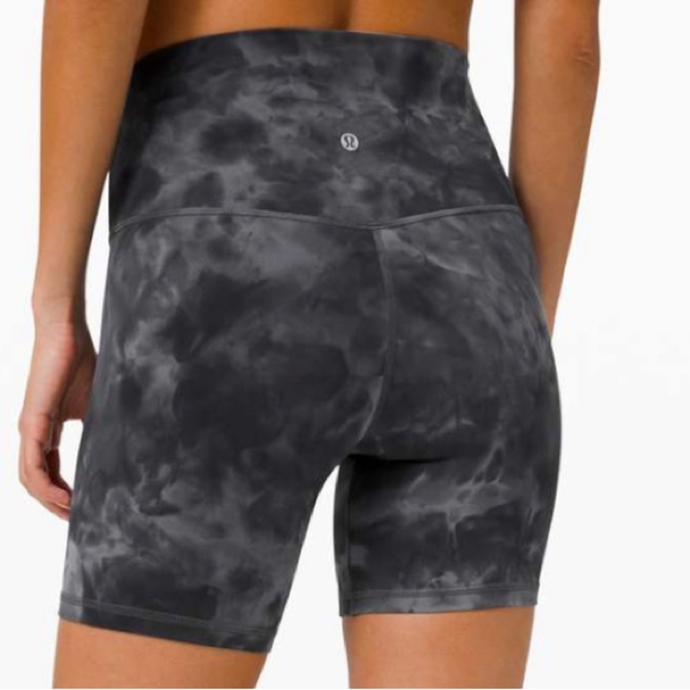 Lululemon Align Short Diamond Dye Pitch Grey Graphite Grey 8” - Picture 2 of 8
